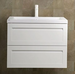 Тумба под раковину Art&Max Platino 75 белая глянцевая