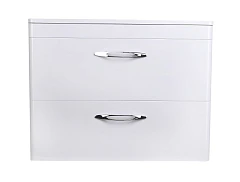 Тумба с раковиной Style Line Каре 80 подвесная белая