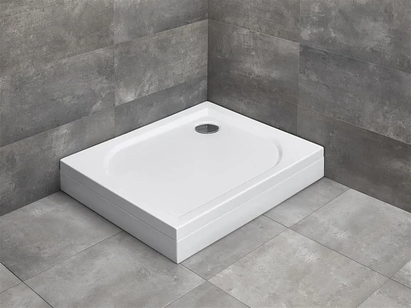 Душевой поддон Radaway Delos D 100*75*15,5 L со съемной панелью