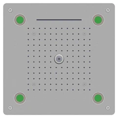 Верхний душ RGW Shower Panels 21140273-01 с подсветкой скрытый монтаж