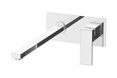 Смеситель Orange Lutz M04-722cr для раковины скрытый монтаж хром