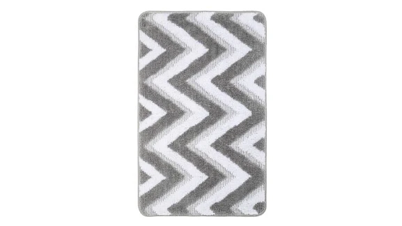 Коврик для ванной Fixsen River FX-5004K 50*80 серый/белый