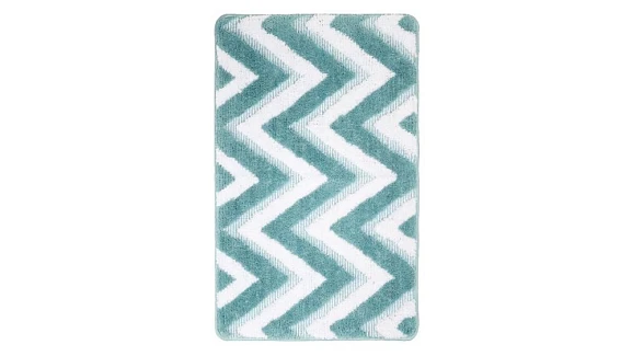 Коврик для ванной Fixsen River FX-5004С 50*80 голубой/белый