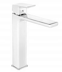 Смеситель E.C.A. Tiera 104888002EX для раковины белый/хром