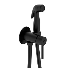 Гигиенический душ со смесителем Milardo Tidy 001BLR0M08 скрытый монтаж черный матовый