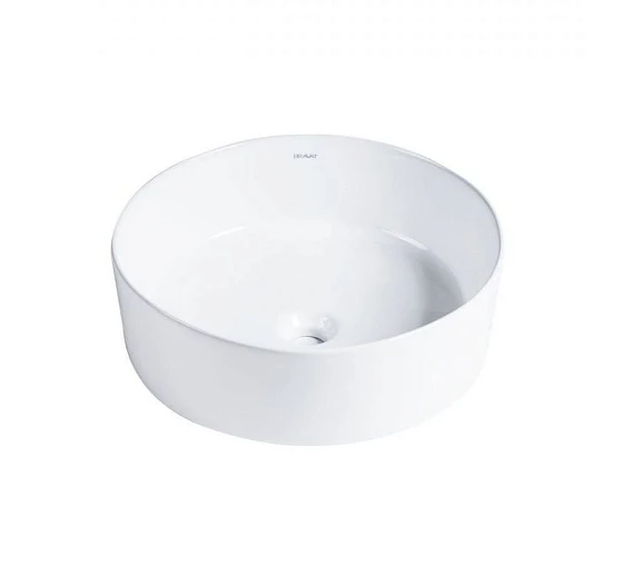 Накладная раковина Bravat Affability C22284W-ENG 42х42