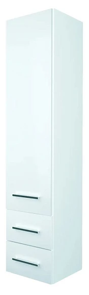 Пенал 1Marka Соната 35П белый глянец L1 дверца, 2 ящика