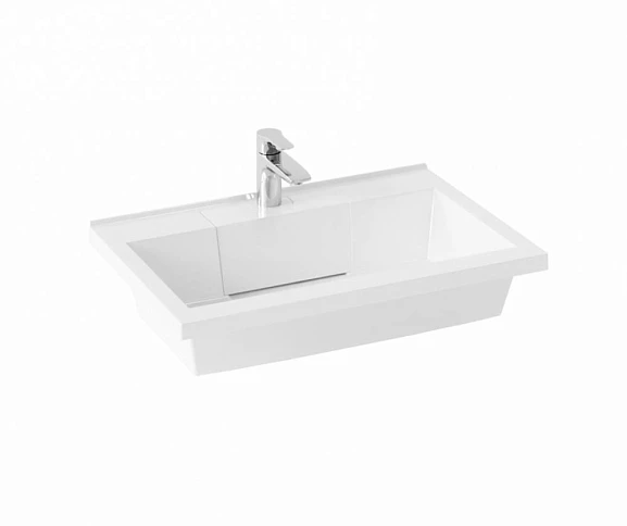 Мебельная раковина Dolomite Фортуна 70 + вкладыш для Aquanet (приобретается в комплекте с тумбой)