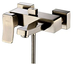 Смеситель WasserKRAFT Exter 1601 для ванны и душа бронза