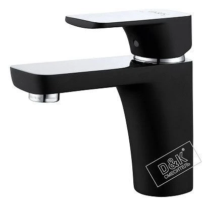 Смеситель DQ Berlin Technische DA1432115 для раковины хром/черный