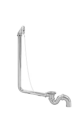 Слив-перелив для ванны Эстет Wirquin (хром) 67см