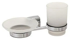 Держатель стакана и мыльницы Fixsen Kvadro