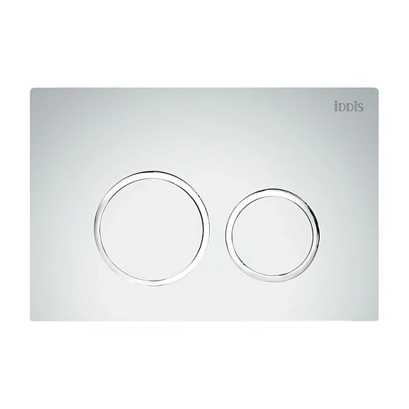 Клавиша смыва Iddis Unifix UNI50M0i77 универсальная, матовый хром/глянцевый хром