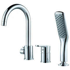 Смеситель на борт ванны DQ Rhein Marx DA1394901 на 3 отверстия