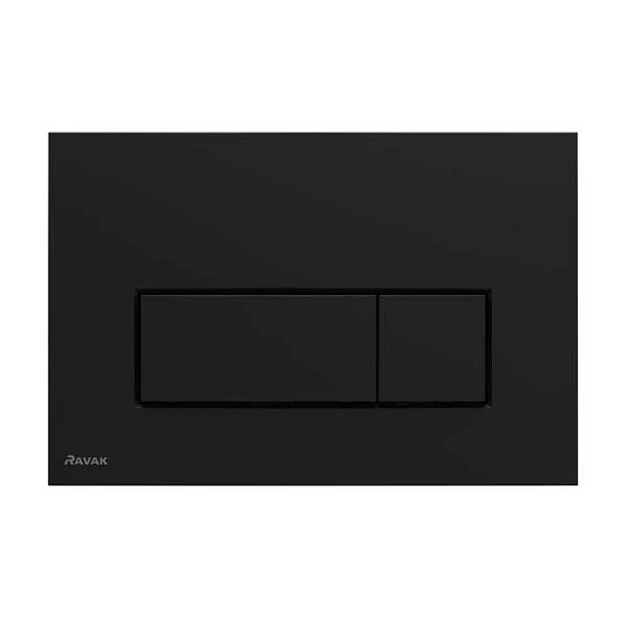 Клавиша смыва Ravak Uni Slim черная матовая