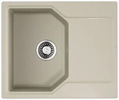 Кухонная мойка Omoikiri Yonaka 61*51 гранитная крошка бежевая с крылом