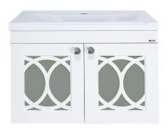 Тумба с раковиной Misty Тондо 60 белая