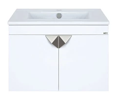 Тумба с раковиной Misty Сахара 60 белая