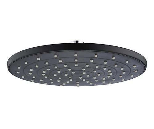 Верхний душ WasserKRAFT A077 черный матовый покрытие Soft-touch