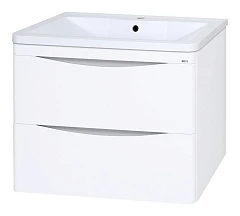 Тумба под раковину Misty Атлантик 60 белая подвесная