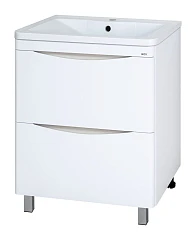 Тумба с раковиной Misty Атлантик 70 белая