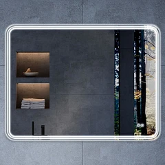 Зеркало Vincea VLM-3MA800-2 80*60 c led подсветкой, сенсорным выключателем и диммером (антизапотевание)