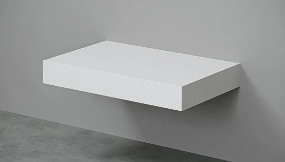 Столешница Velvex Unit 80 белая без отверстий