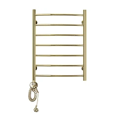 Электрический полотенцесушитель Domoterm Калипсо П7 50*70 L с ТЭНом золото