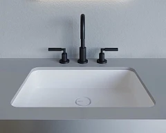 Встраиваемая раковина Salini Marea 09 S-Stone 55*38 цветная матовая (по RAL)