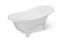 Ванна из искусственного камня Эстет Марсель 160х80 ножки белые