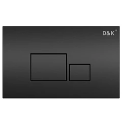 Клавиша смыва DQ Quadro DB1519025 черная матовая