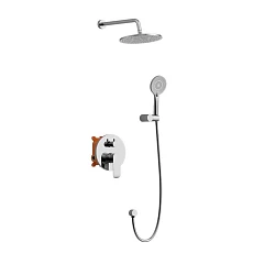 Душевой комплект Vincea Esse VSFW-1E1CH скрытый монтаж хром