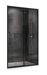Душевая дверь в нишу ABBER Schwarzer Diamant AG30120BH 120*209 L/R с поддоном 120*80*14