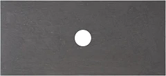 Столешница Allen Brau Reality 1.32025.GR-S 100 графит структура (круглое/прямоугольное отверстие)