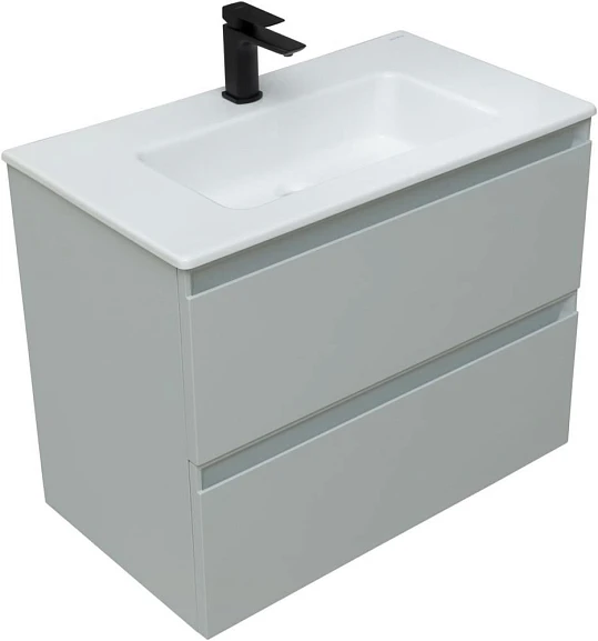 Тумба с раковиной Allen Brau Eclipse 1.E1002.PWM 80 папирус матовый