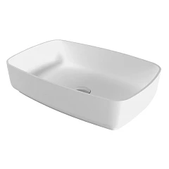 Накладная раковина Whitecross Jasper 58*38 белая матовая