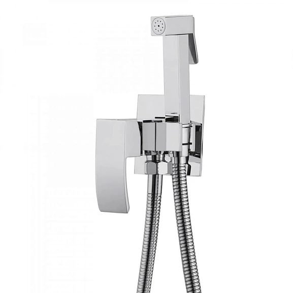 Гигиенический душ со смесителем ABBER Wasserfall AF8625 скрытый монтаж хром