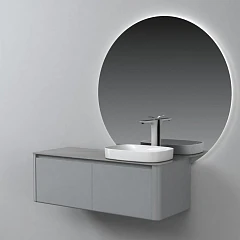 Комплект мебели Black & White Universe U915.1200R серый глянец