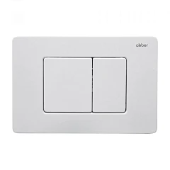 Кнопка смыва ABBER AC0120MW белая матовая