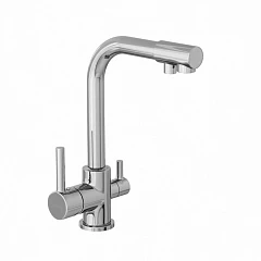 Смеситель Avrora Kitchen AV9003 для кухни с функцией подключения фильтра хром