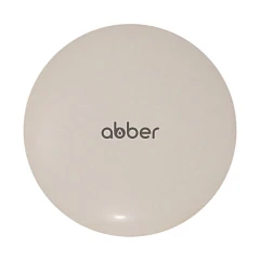 Накладка на слив для раковины ABBER AC0014MBE светло-бежевая матовая, керамика