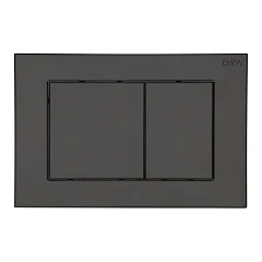 Клавиша смыва Black & White Universe WPI-09530GM серая матовая