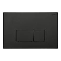 Клавиша смыва Black & White Universe WPI-09542 черная матовая