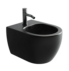 Подвесное биде Ceramicanova Play CN3002MB 37*49 черное матовое