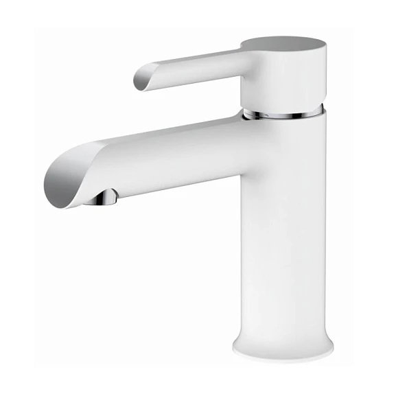 Смеситель Haiba HB10805-8 для раковины белый/хром