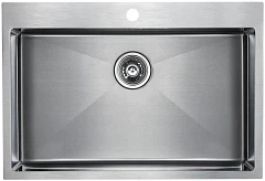 Кухонная мойка Paulmark Saar PM807551-BS 75*51 сталь