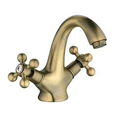 Смеситель Haiba HB1019-4 для раковины бронза