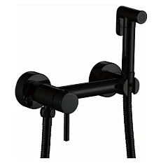 Гигиенический душ со смесителем Haiba HB5510-7 черный матовый