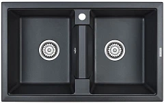 Кухонная мойка Paulmark Tandem PM238150-BL 81*50 черная