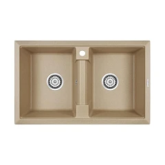 Кухонная мойка Paulmark Tandem PM238150-QU 81*50 кварц